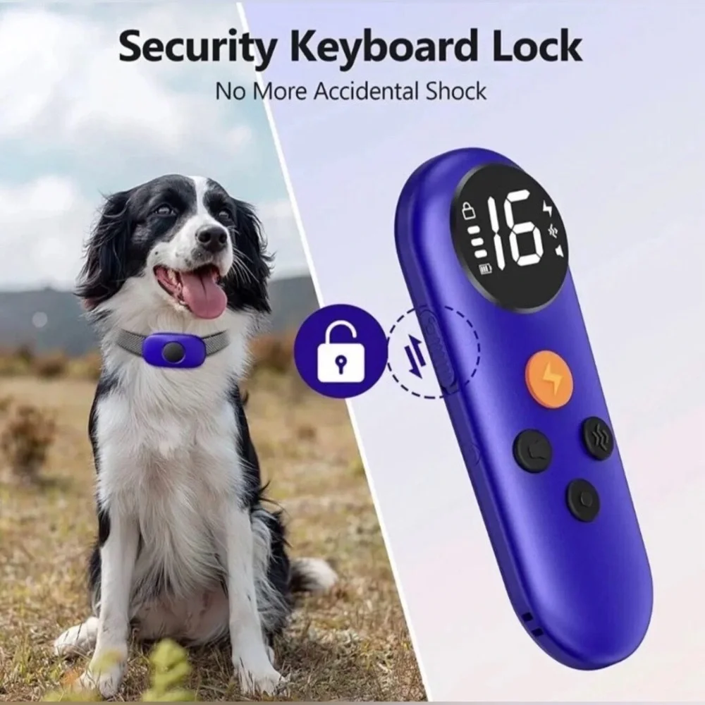 Dog Shock Collar for Large Dog, Rechargeable Dog Training Collar
